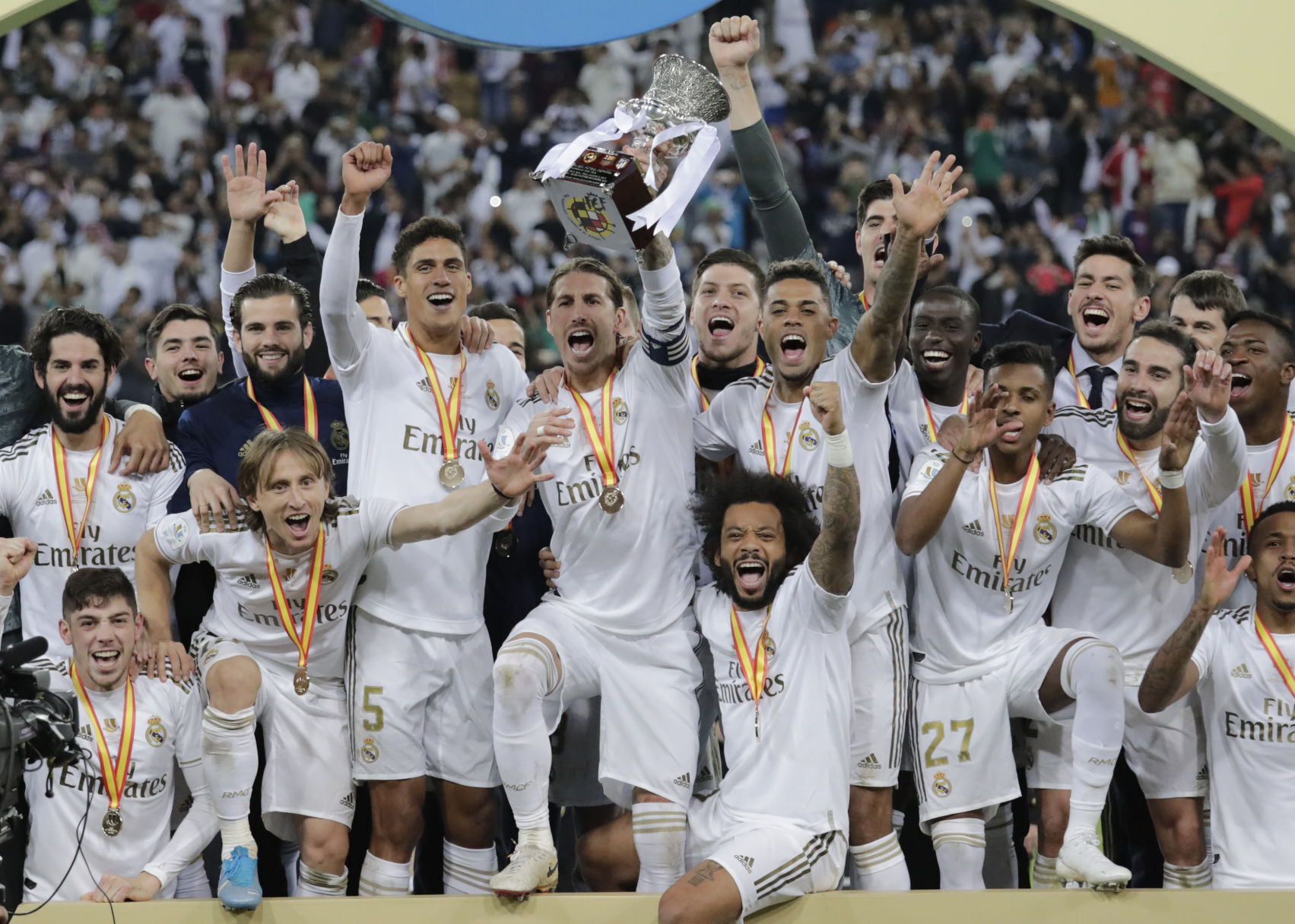 APTOPIX Saudi Spanish Super Cup Soccer